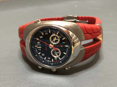 PIRELLI STEEL/TITANIUM TEMPO YACHT TIMER QUARTZ WATCH CASE FULL SET(No movement)