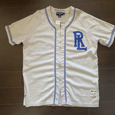 2003 Vintage Ralph Lauren Polo Sport Baseball Jersey Size XL Zip 
