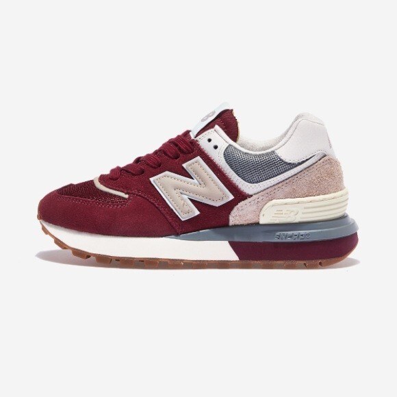 New Balance 574 - Бордовый / U574LGRR / Кроссовки для бега в ускоренном темпе