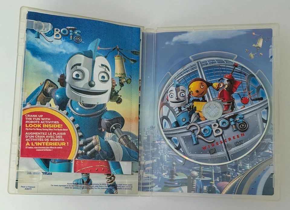 Robots DVD (2005) - Region 1 - FR/EN/ES - VG (Tested) - Image 4 of 4
