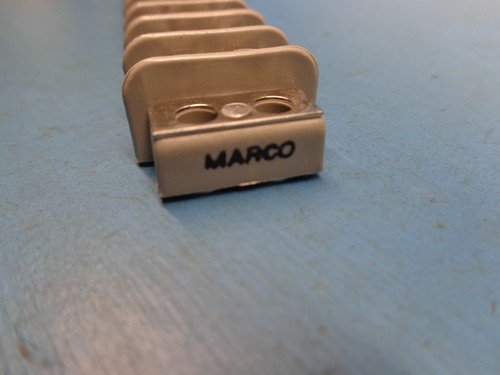 (1) Tira de bloque de terminales de grado militar MARCO 37TB18B 18 posiciones 18 polos NOS - Imagen 4 de 5