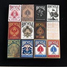 Playing Cards, Bicycle, Made in USA, Various decks, Opened like NEW, Cardistry