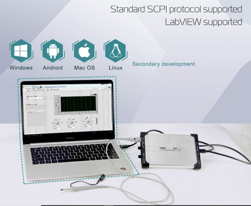 PC Virtual Oscilloscopes OWON VDS6102A Dual-Channel, Ultra-Thin 100MHz Bandwidth - Picture 5 of 7