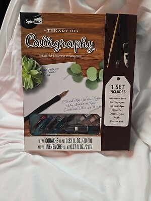 Spice Box Art Craft & Hobby Kits The Art Of Calligraphy New Penmanship Practice