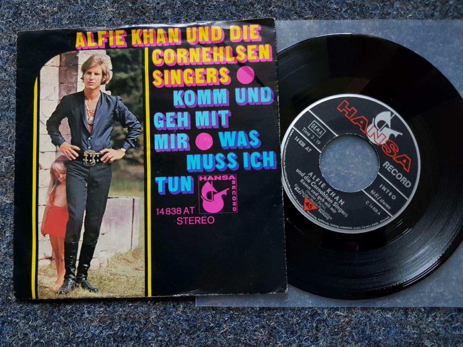 7"" Single Vinyl Alfie Khan - Komm und geh mit mir