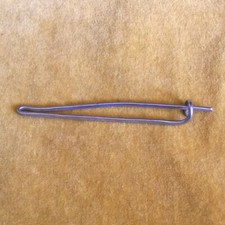 Handcrafted vintage metal hair barrette clip handmade Artisan Boho Minimalist