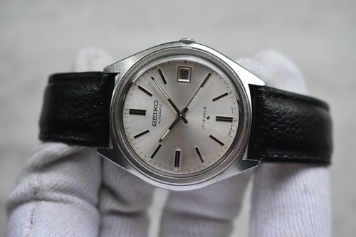 June 1975 Rare Vintage Seiko Boxed 6118 Automatic Leather Silver Dial Watch - Picture 17 of 19