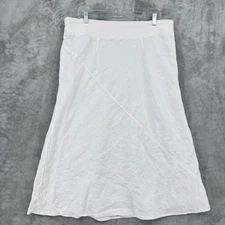 Kleen Skirt Womens XL Linen Panel A Line Lagenlook Midi Bohemian Minimalist