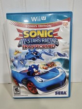 SEGA Sonic & All-Stars Racing Transformed Bonus Edition Wii U Racing E10+ Tested