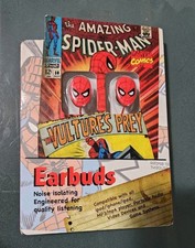 Marvel Comics Sakar Int Spiderman Wired EarBuds - New in Box