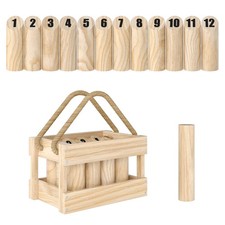 Wikingerspiel Wurfspiel Holz Kubb Wikingerspi...