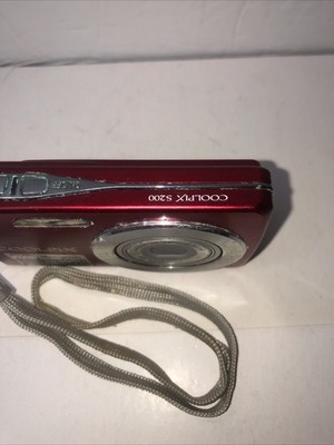 Nikon COOLPIX S200 7.1MP Compact Digital Camera Red Parts Repair