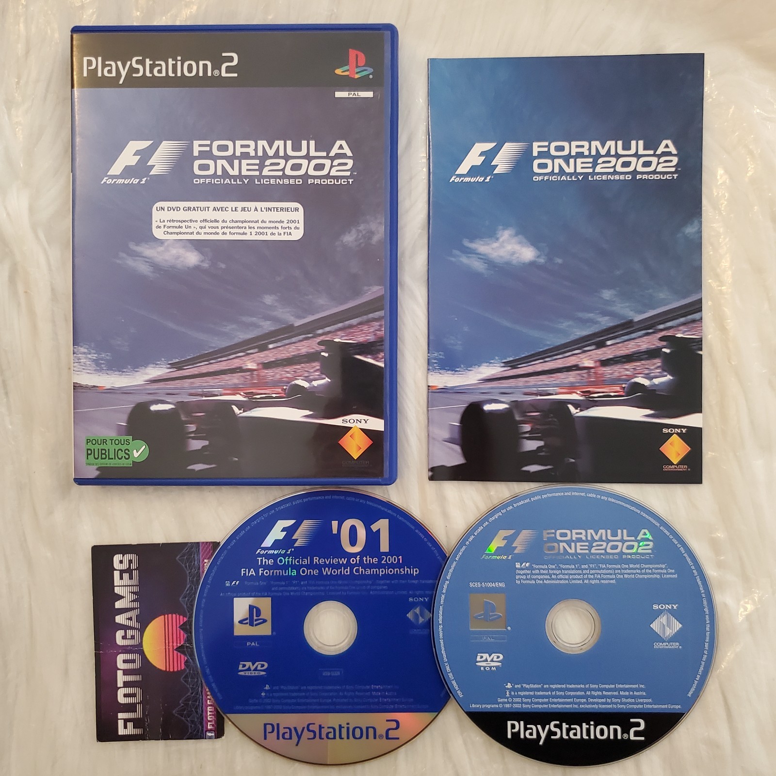 Jeu Formula One 2002 F1 2002 avec CD Bonus - PS2 Complet PAL FR - Floto Games