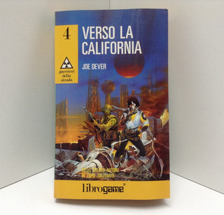 Librogame VERSO LA CALIFORNIA Guerrieri della strada (Ed. E.L 1991) Difetti
