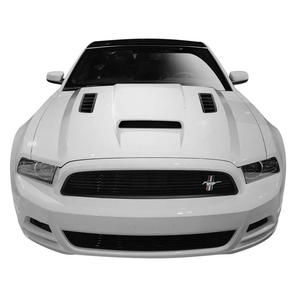 For Ford Mustang 2010-2014 Duraflex 109258 CV-X Style Fiberglass Hood Unpainted Foto 4 de 4