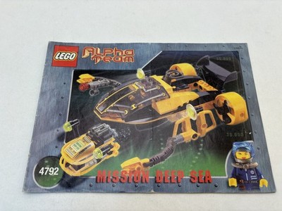 LEGO  Bauanleitung Alpha Team 4792 Mission Deep Sea Instruction ungelocht H90