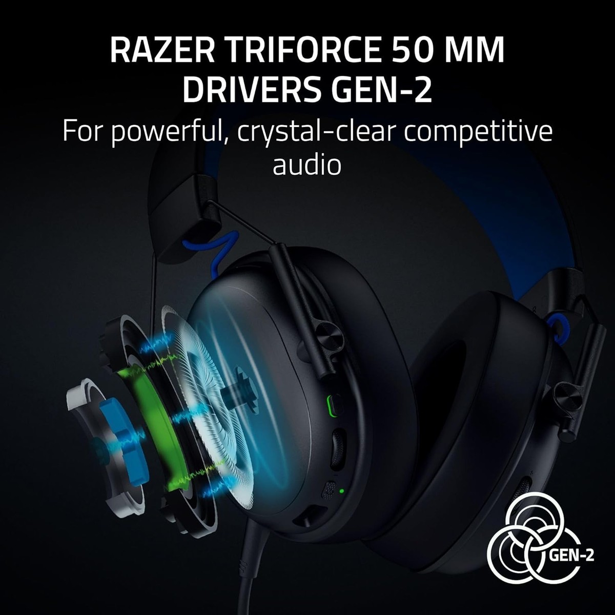 Razer BlackShark V3 X HyperSpeed Wireless Over-the-Ear Gaming
