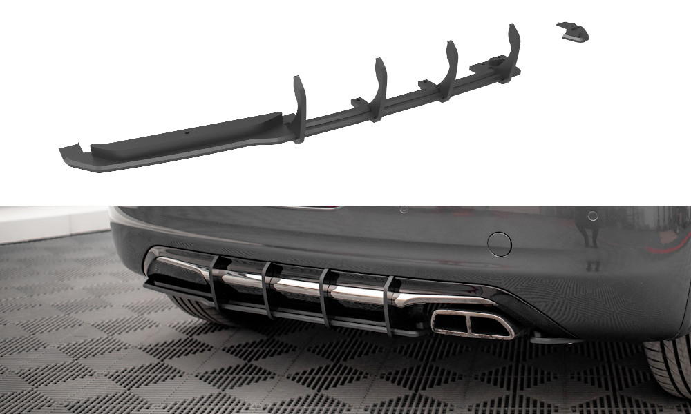 Diffuseur arrière Maxton Street Pro pour Peugeot 208 GTi Mk1 noir