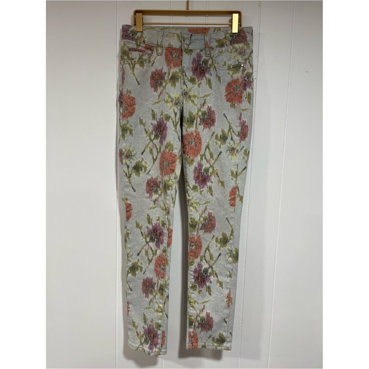 Pilcro and the Letterpress Floral Skinny Jeans – Anthropologie 27 View 2