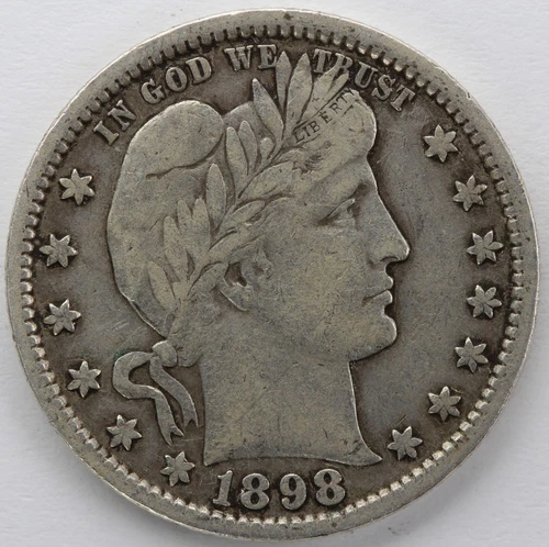 F 1898 Barber Quarter