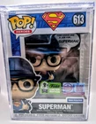 Superman LE 1,500 Pieces ECCC Funko Pop #613 Con Sticker + Hard Stack Protector