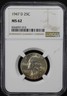 1947-D Washington Quarter NGC MS 62 Denver Washington
