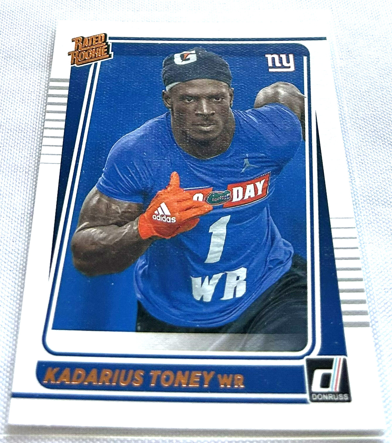 2021 Donruss Football Kadarius Toney New York Giants Portrait Rated Rookie #264