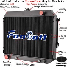 3row Radiator Fit 69-1974 Dodge Challenger Charger Coronet68-73 Plymouth Gtx