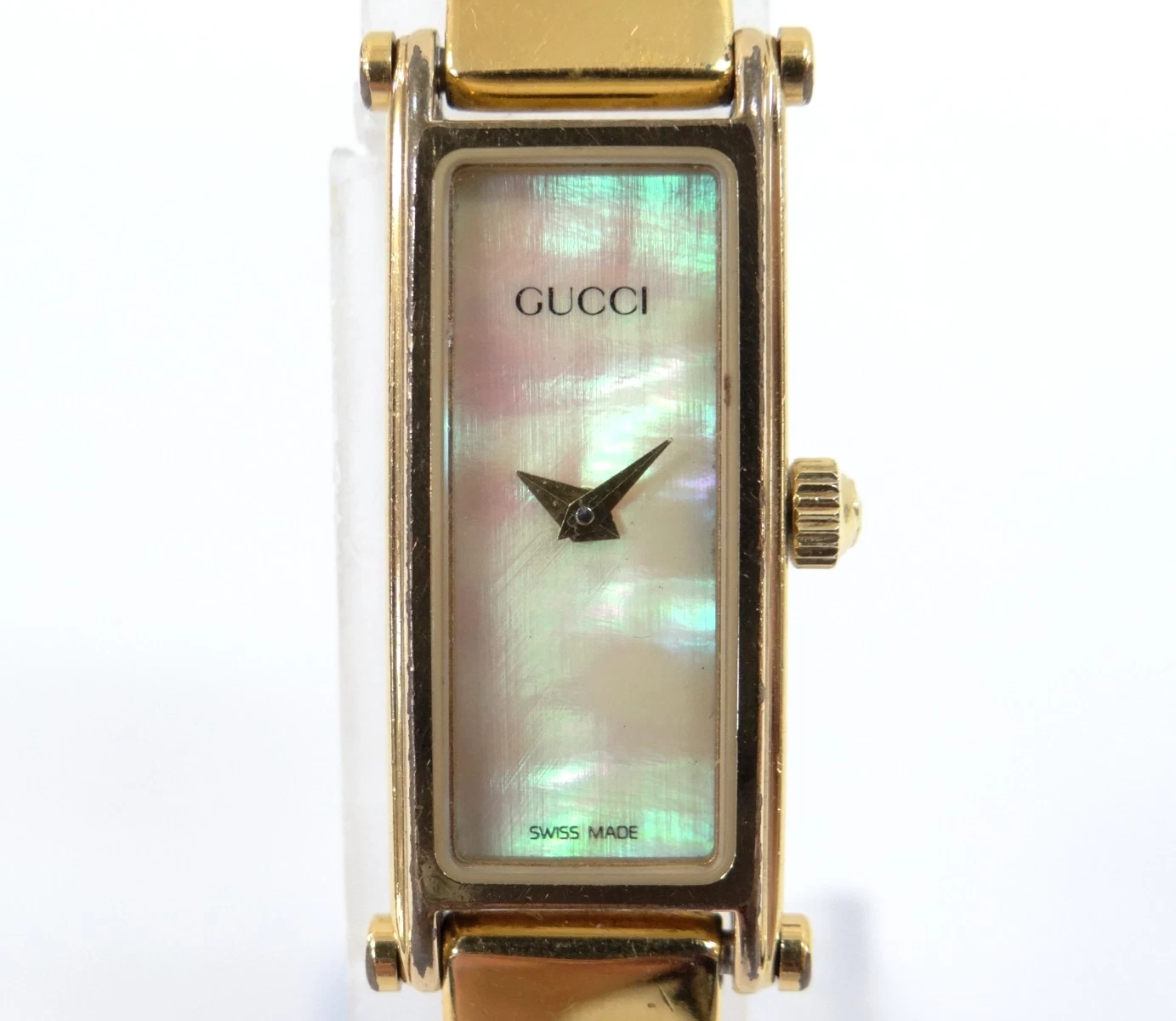 Orologio Gucci Quarzo Donna Bracciale 1500L Quadrante Guscio Batteria Sostituita 48220150600 2