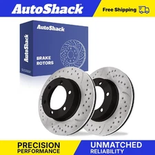 Front Drilled Slotted Brake Rotors for Toyota Tundra 2001-2007 Sequoia V8