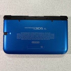 Nintendo 3DS XL Blue Black 4GB SPR-001 Tested