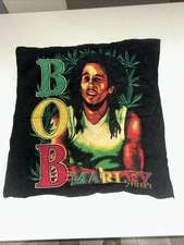 VTG 80’s-90’s  Bob Marley Bandana Jamaica Music - Marijuana  Bandana - Cotton