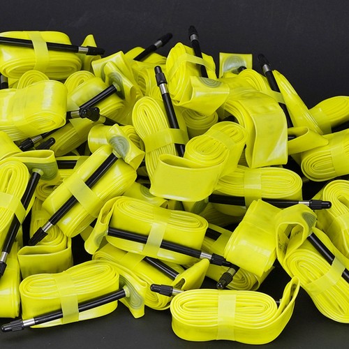 Lot De 2 Chambres à Air TPU Ultra-légères Presta 65mm - Pour Vélo Route / VTT 700x32-47c - 47g - Orange