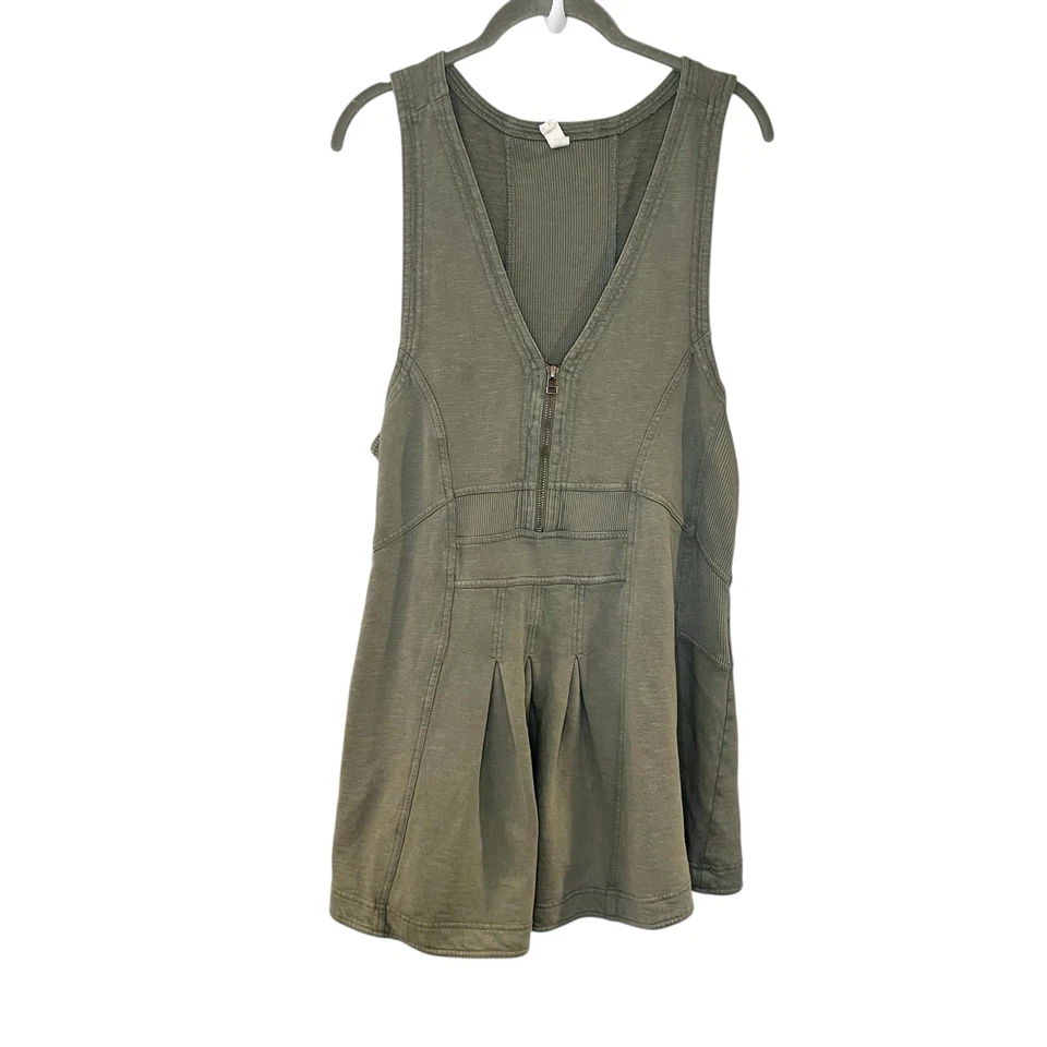 Daily Practice by Anthropologie Size S Practice Squad Mini Dress in Olive Green - Image 3 of 4
