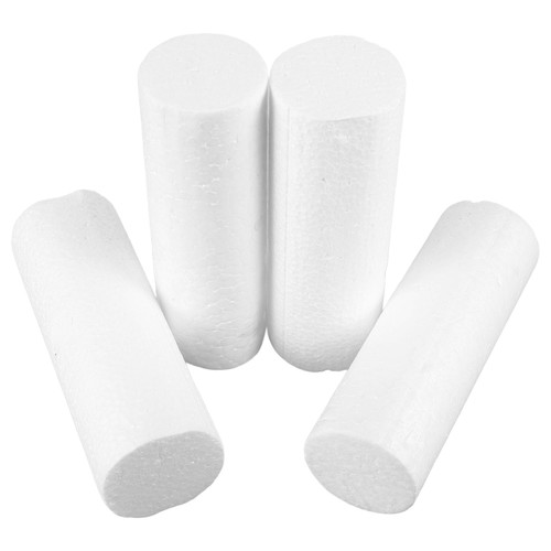 4 Pcs Foam Ball Cylinder Cylinders Stick Carving Craft for Ornaments - Picture 9 of 12