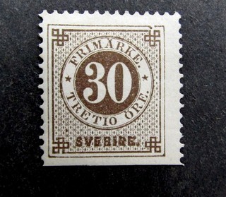 nystamps Sweden Stamp # 47 Mint OG H €240 L10y914