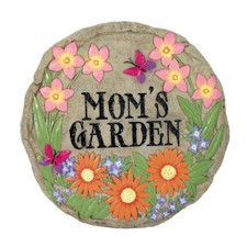 Spoontiques Mom's Garden Decorative Stepping Stone/Wall Plaque