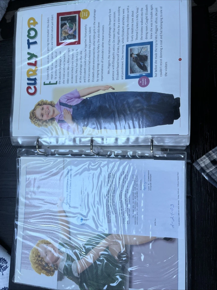 Álbum de paneles de estampillas de colección Shirley Temple estrella de cine ¡Libro toneladas de estampillas! Foto 4 de 4