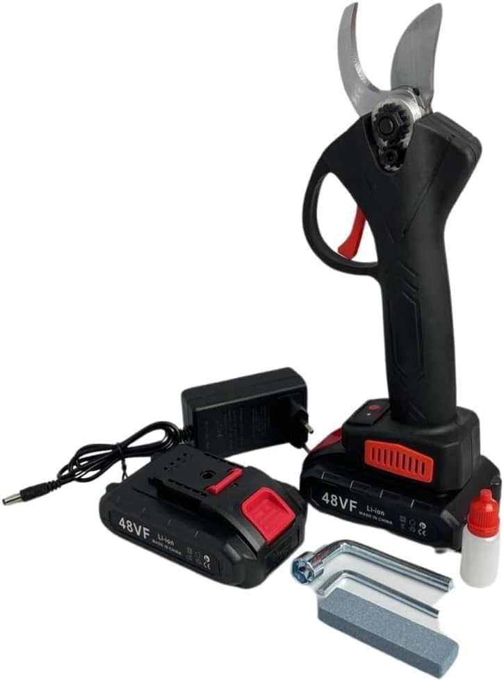 Forbice Potatura Elettrica 48V | Kit Doppia Batteria per Giardino - 3