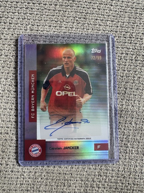 Topps FC Bayern Bayern Team Set 2025/2026 25/26 Carsten Jancker Auto /99
