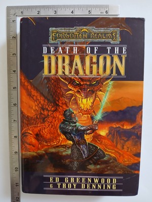 Death Of The Dragon Ed Greenwood Troy Denning 2000 Hardback 1st Forgetten Realms