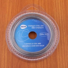 10m Braided Stainless Steel Wire Fishing Rigging Material