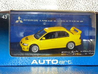 AutoArt 1:43 Mitsubishi Lancer Evolution VII (7) OVP