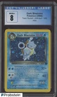 2000 Pokemon Team Rocket Unlimited #3 Dark Blastoise Holo CGC 8 NM-MT