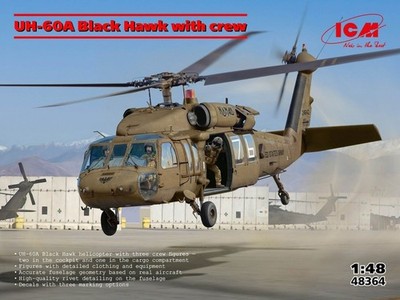 ICM 48364 Black Hawk mit Besatzung Maßstab 1:48