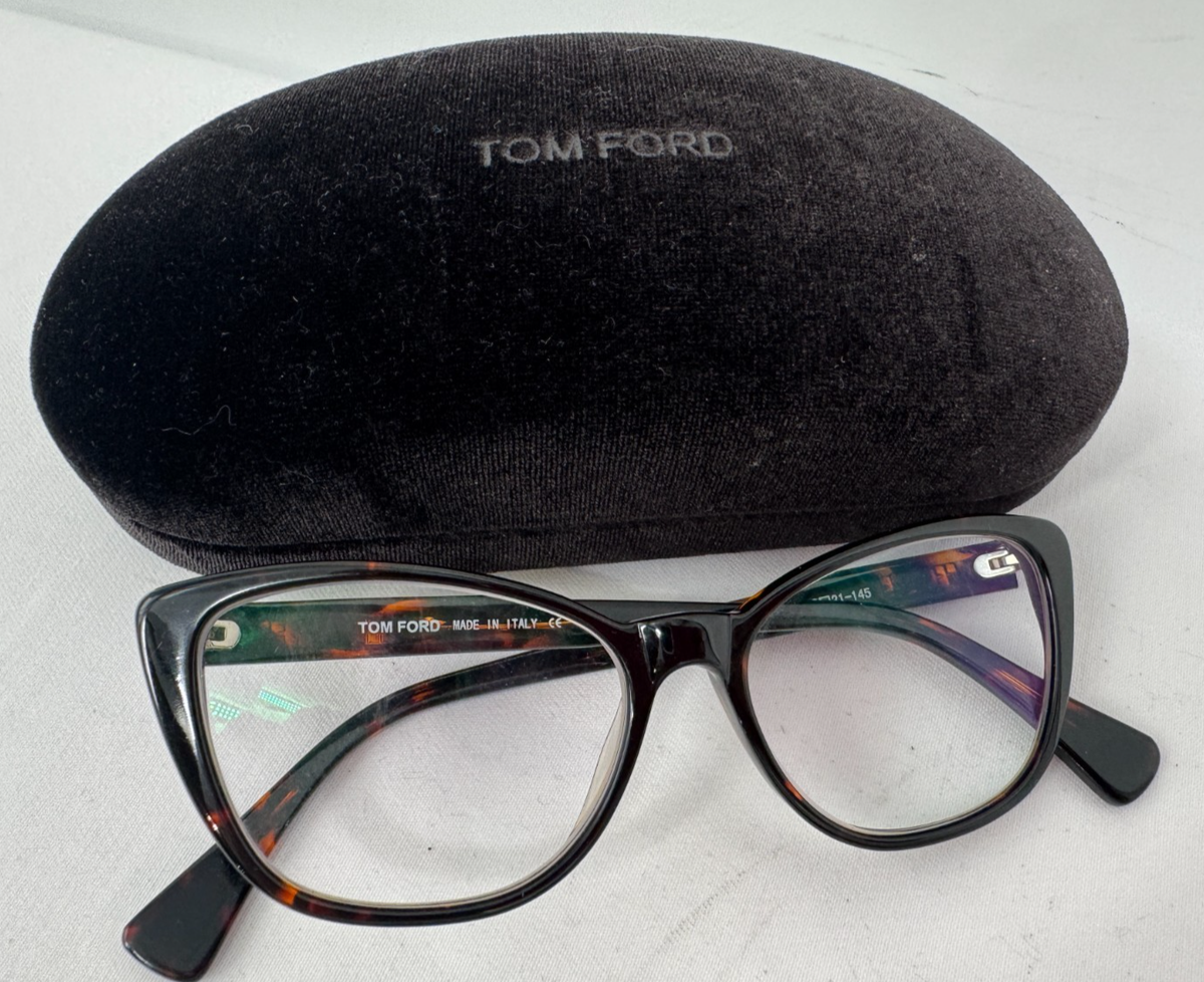 TOM FORD TF5178 002 Brown Tortoise Eyeglass Frames 50 21-145 with 