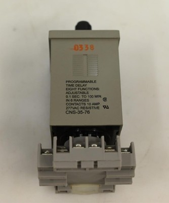 Potter & Brumfield CNS-35-76 Programmable Time Delay & 27E892 Relay Socket