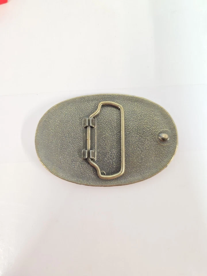 Empleado Ball Mason Años de Servicio Regalo Latón Cuero Cinturón Hebilla Greeneville Foto 2 de 4