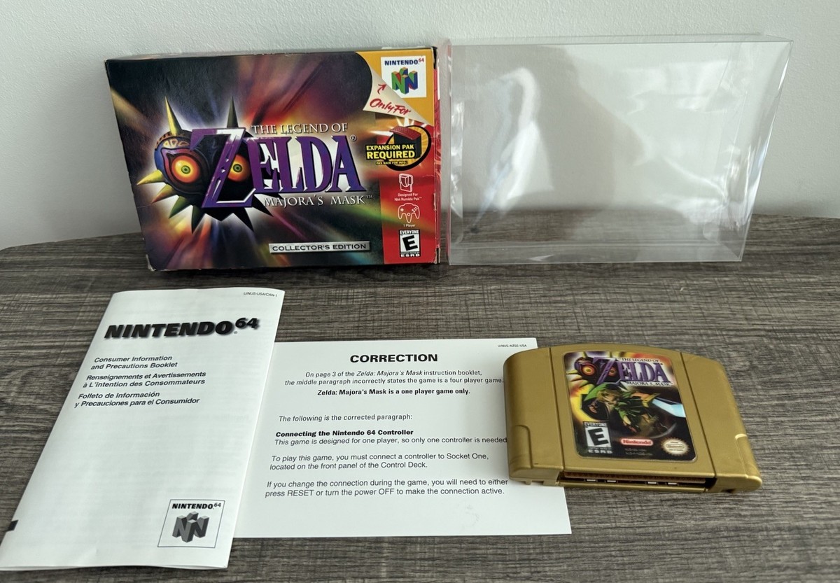 The Legend of Zelda Majora's Mask Collector's Edition N64 In Box