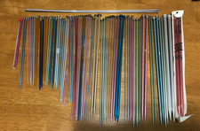 Large Mixed Lot Of 72  Knitting Needles Vario...